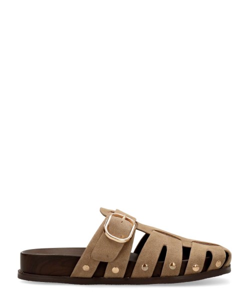 TOP3 Zueco tipo bio piel serraje