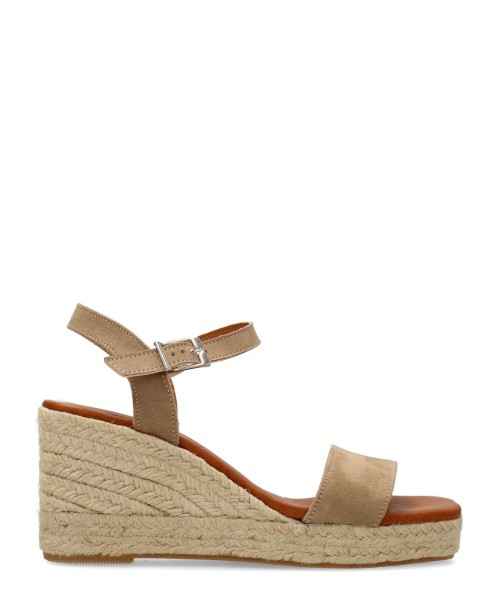 TORRES Alpargata cuña piel ante confort mujer