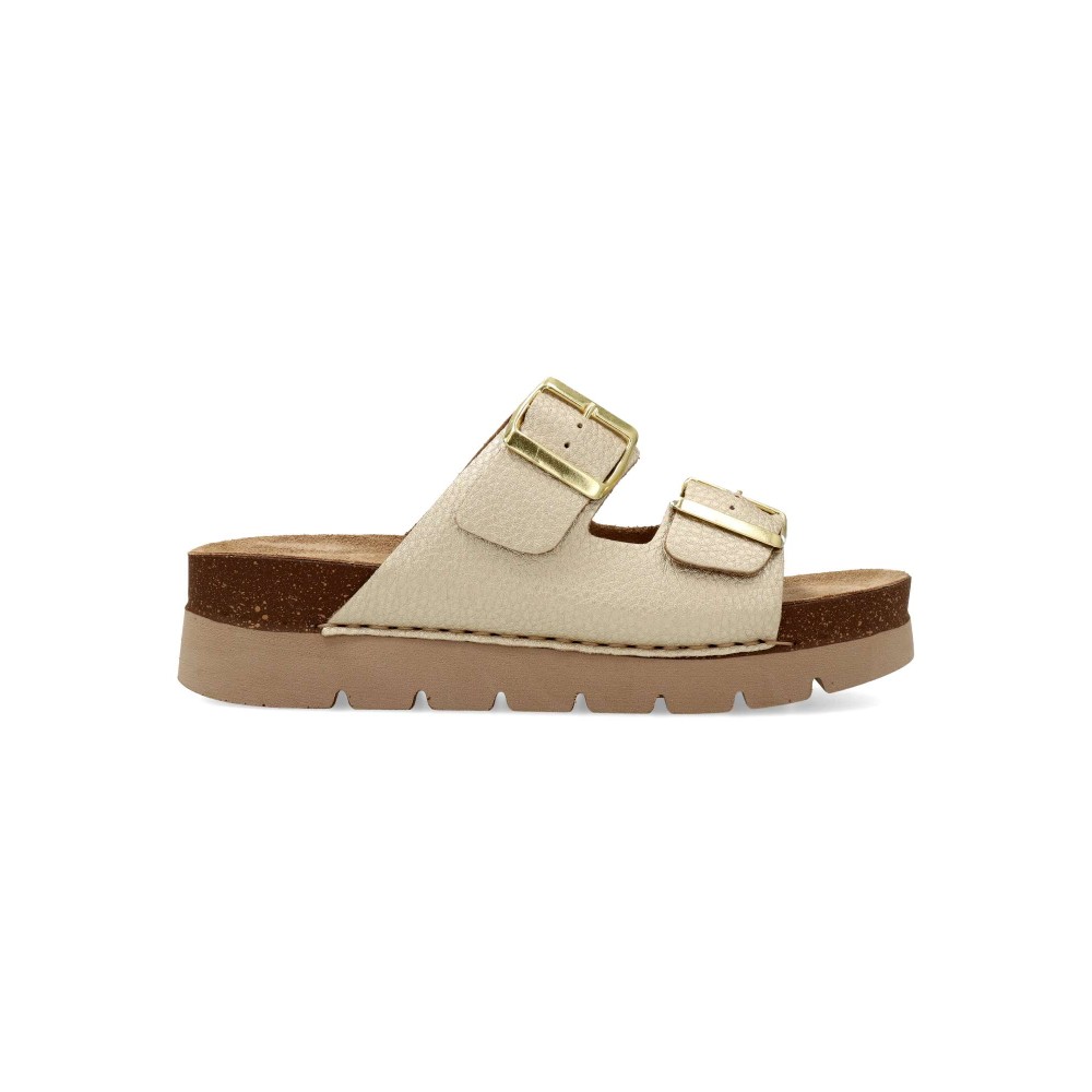 WALK&FLY Sandalia bio cómoda piel mujer