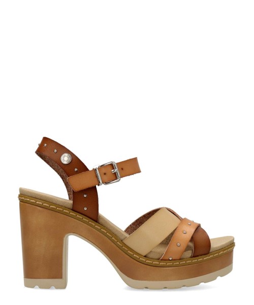 REFRESH Sandalia tacón plataforma mujer