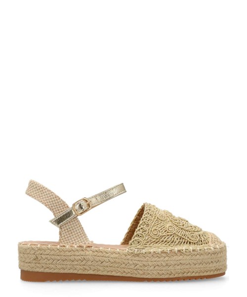 VVNN Sandalia valenciana yute plataforma