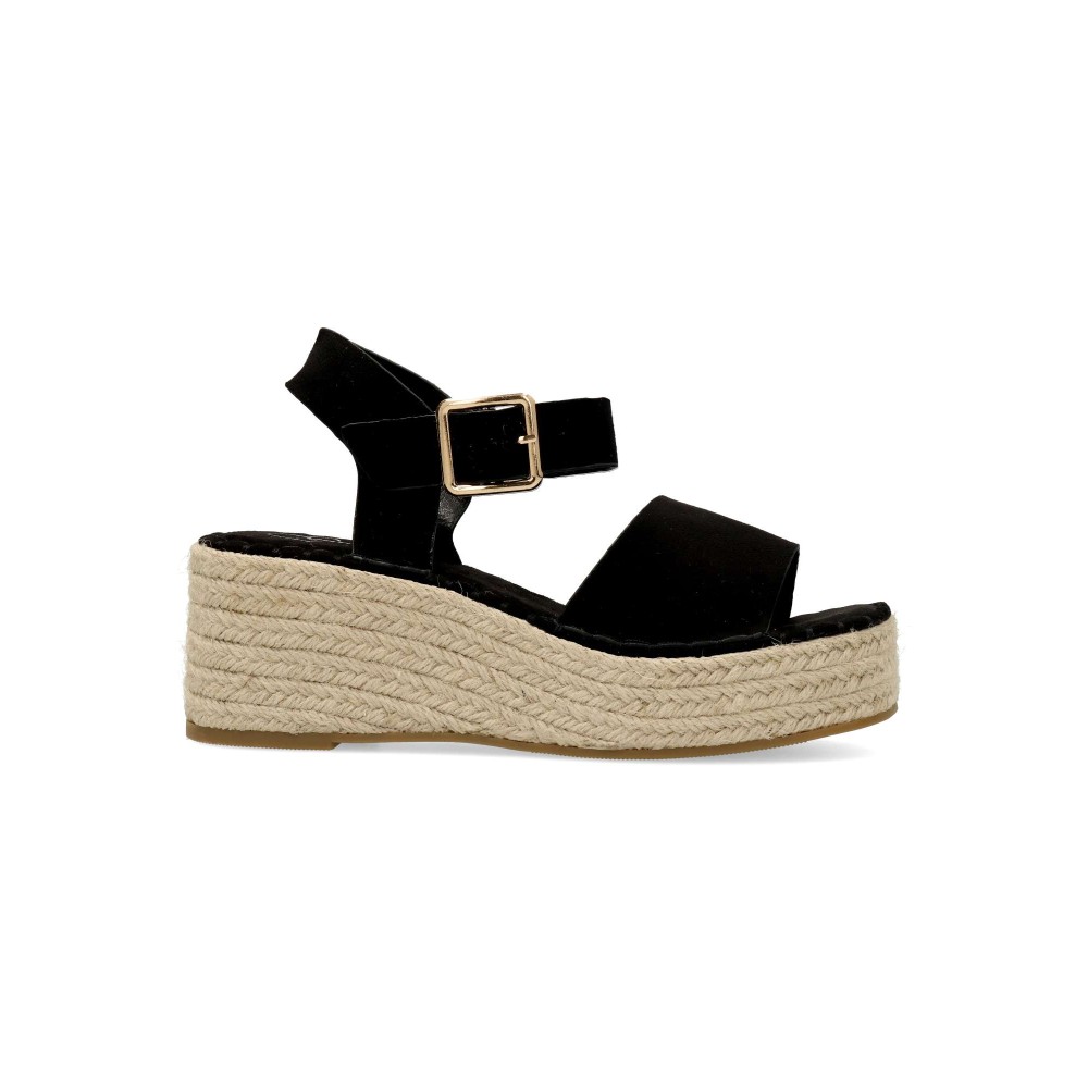 VANESSA Sandalia alpargata cuña plataforma