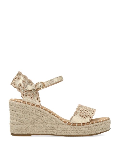 VANESSA Sandalia alpargata bordada confort