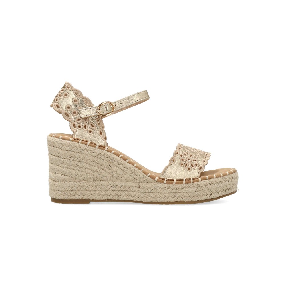 VANESSA Sandalia alpargata bordada confort