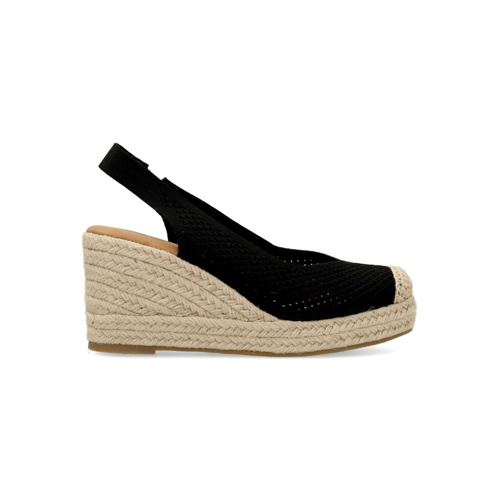 VANESSA Alpargata textil calado yute confort