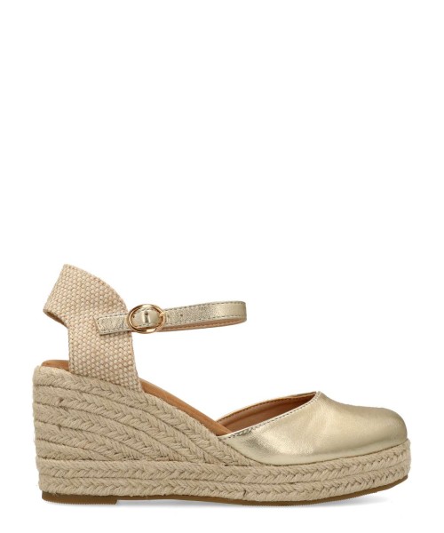 VANESSA Valenciana alpargata metalizada mujer