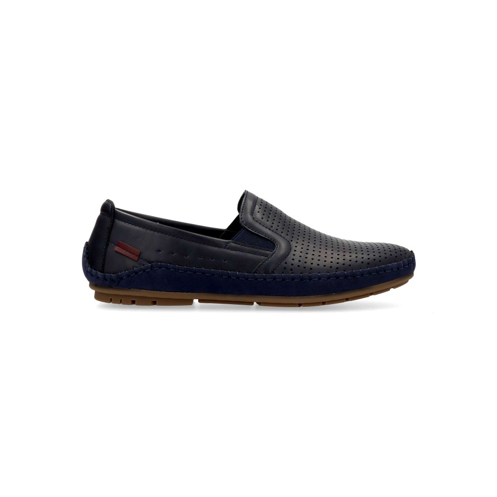 MAC Zapato mocasín de vestir troquelado