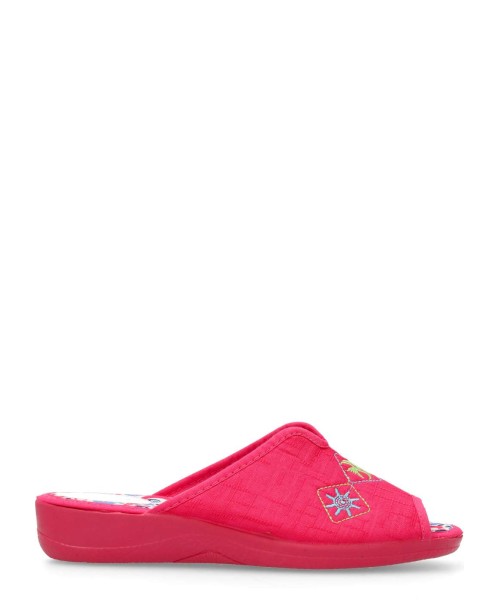 VANESSA Zapatilla de casa bordada confort