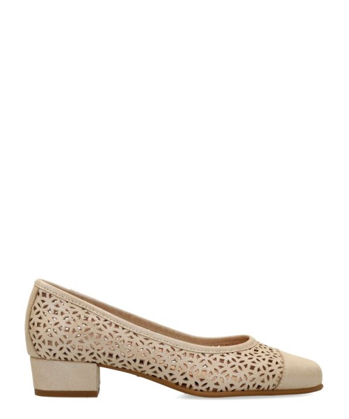 D`CHICAS Zapato salón piel metalizada