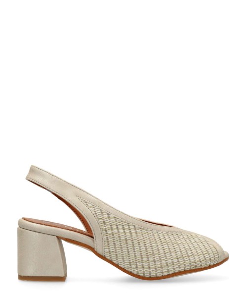 D`CHICAS Zapato salón destalonado piel
