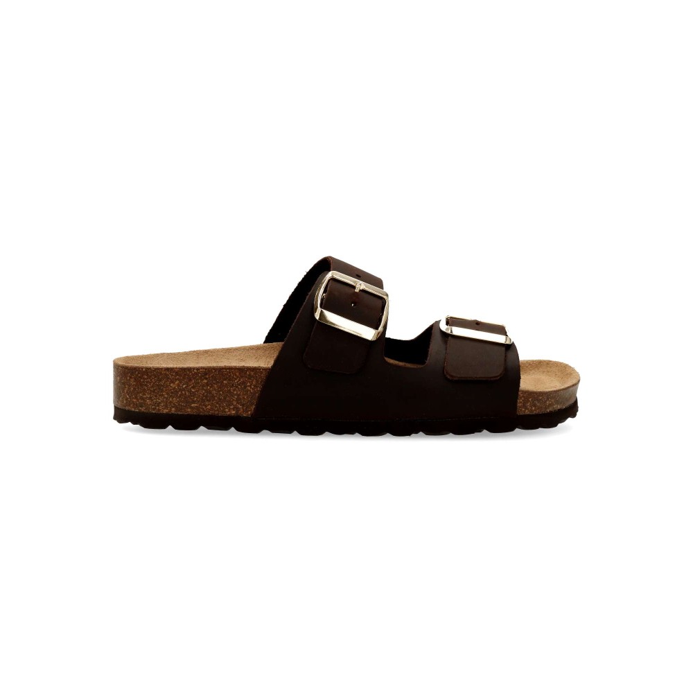 VANESSA Sandalia hebillas bio piel confort