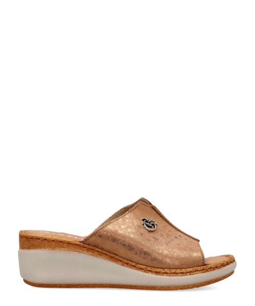 FLY FLOT Sandalia mule piel confort mujer