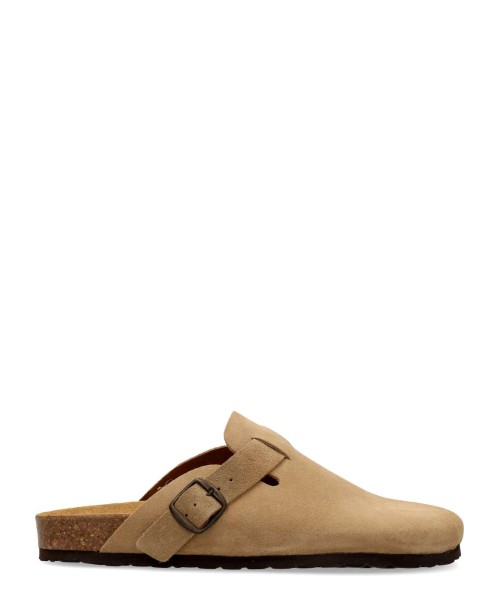MAC Zueco bio piel serraje confort hombre