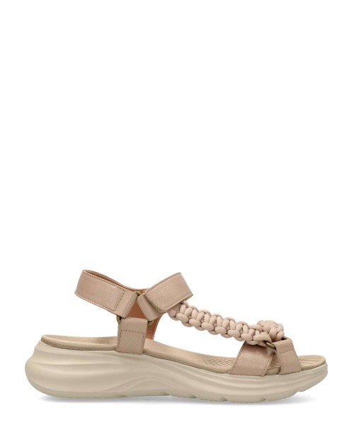 DAVINIA Sandalia confort casual cuerda trenzada