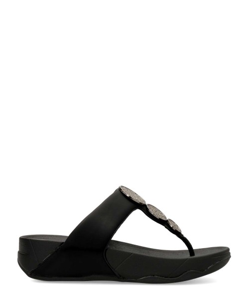 VVNN Sandalia casual confort aplique brillo