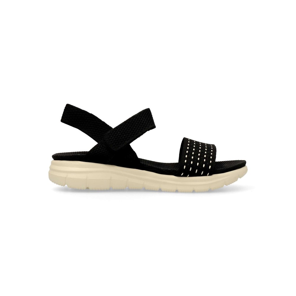 VVNN Sandalia plana textil confort mujer
