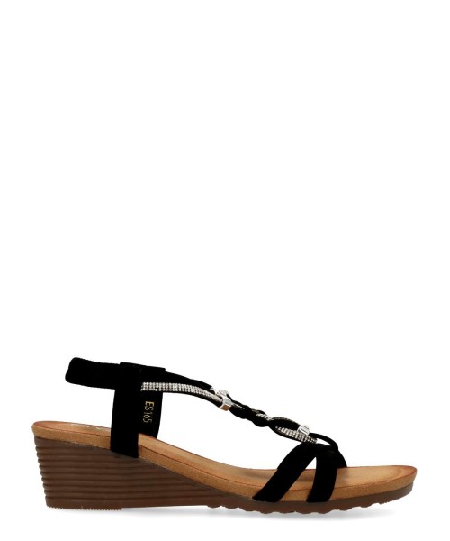 VVNN Sandalia elegante pedrería mujer