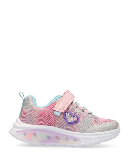 PEKES Zapatilla deportiva corazón luces