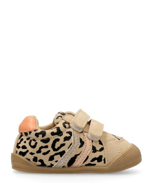 PEKES Zapatilla casual print leopardo barefoot