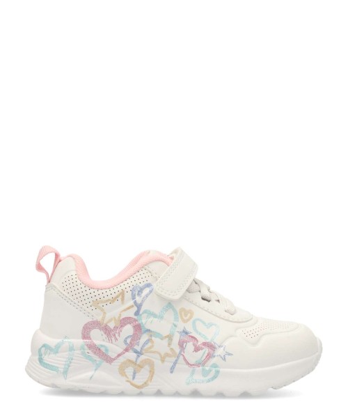 PEKES Zapatilla deportiva casual niña corazones