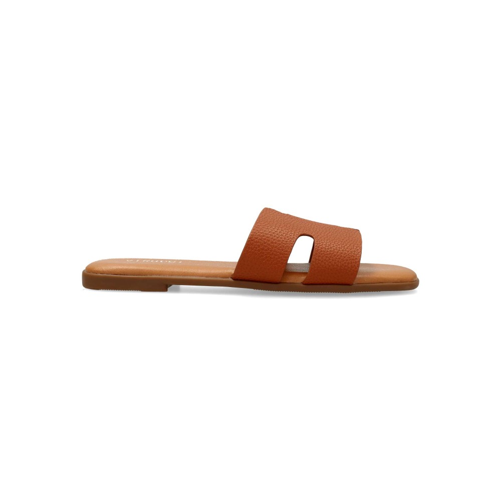 VVNN Sandalia mule plana confort mujer