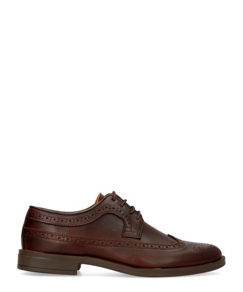 MAC Zapato de vestir tipo inglés piel confort