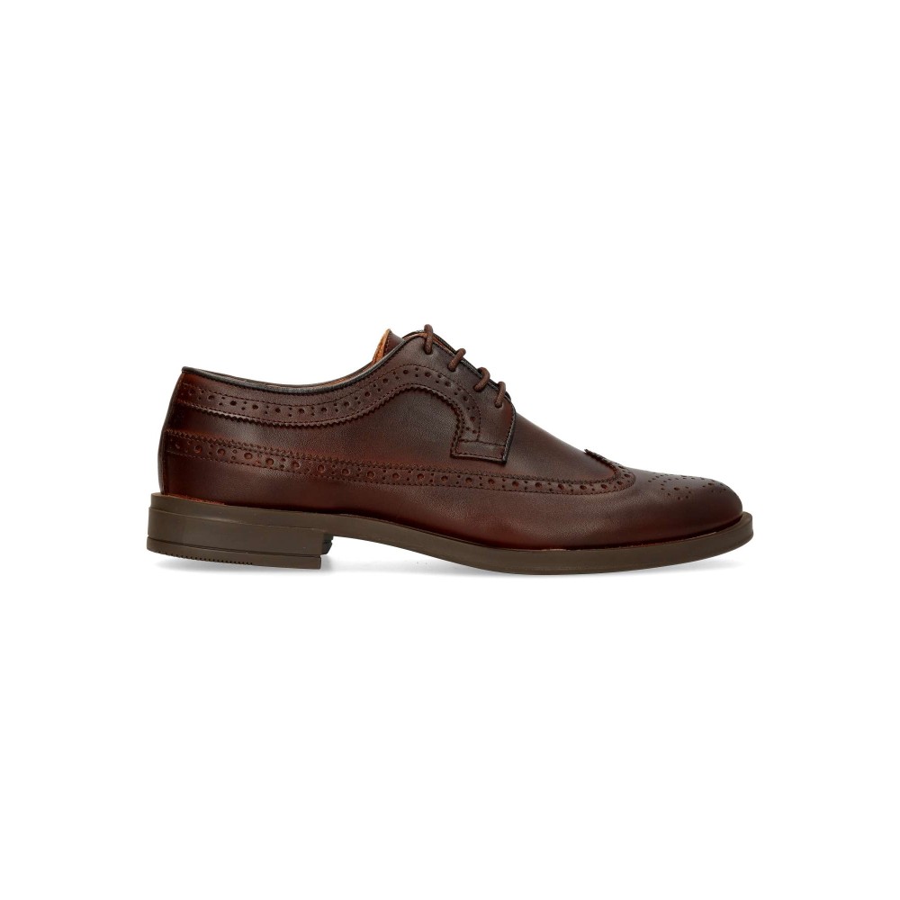MAC Zapato de vestir tipo inglés piel confort