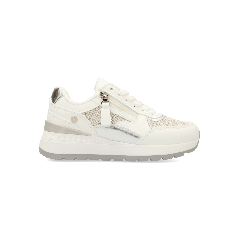 VVNN Zapatilla casual cremallera mujer