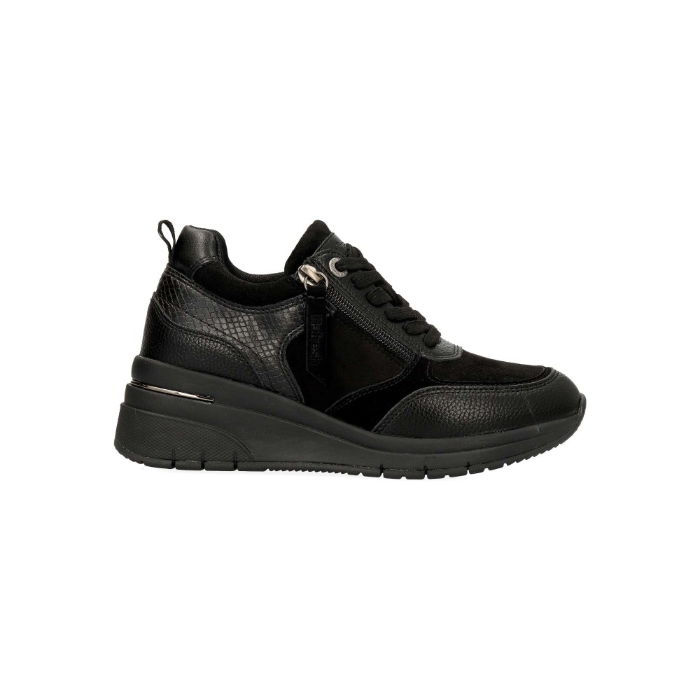 REFRESH Sneakers casual vegano cuña mujer