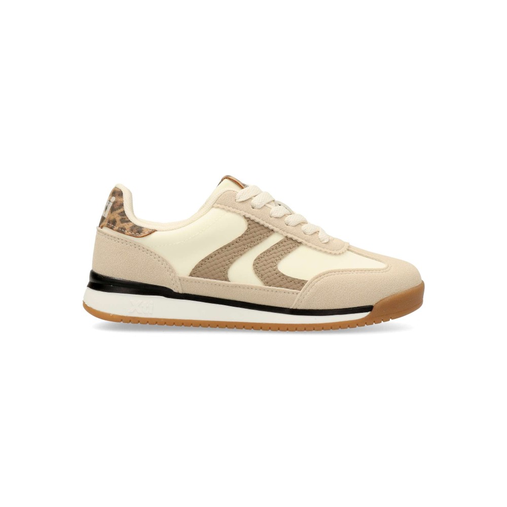 XTI Sneakers casual niña printe leopardo