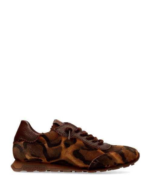 HISPANITAS Sneakers deportivo piel animal print Zinnia