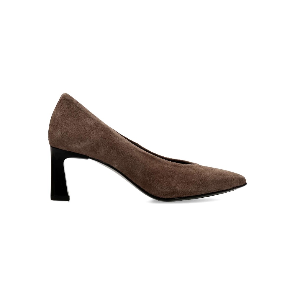 DESIREE Zapato salón piel serraje confort mujer