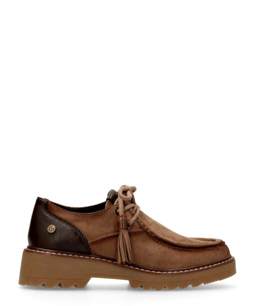 AMARPIES Zapato wallabee confort mujer
