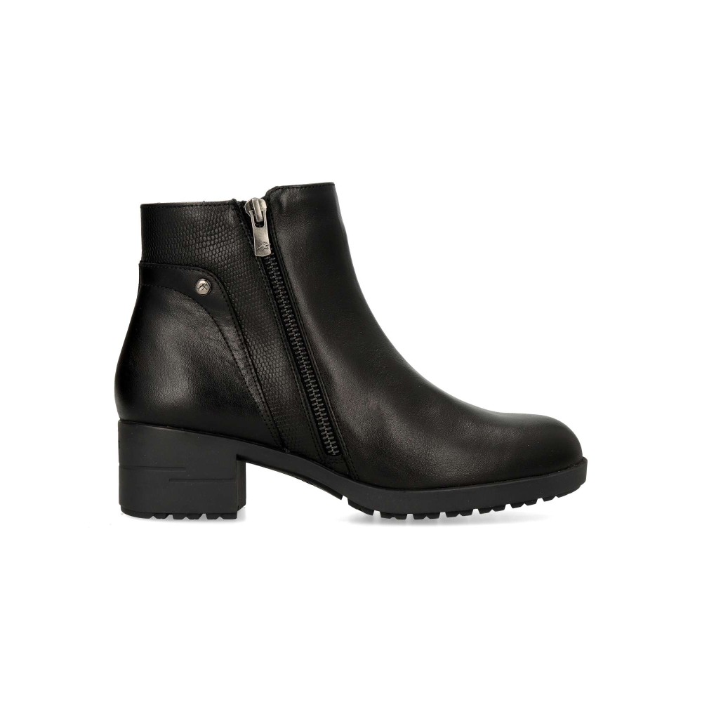 FLUCHOS Botines confort piel tacón mujer Aliss