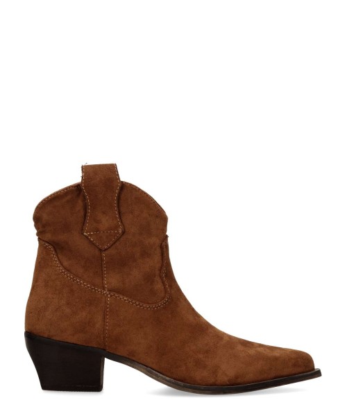 VANESSA Botines cowboy antelina mujer