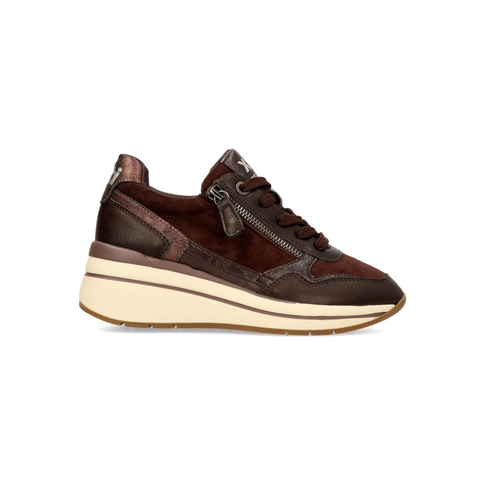 XTI Sneakers deportivo cuña mujer