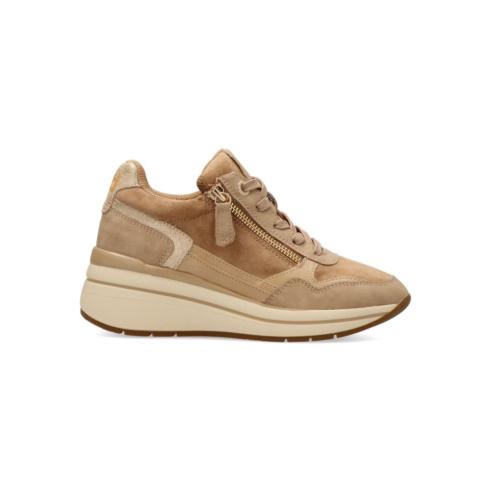 XTI Zapatilla deportiva casual cuña mujer