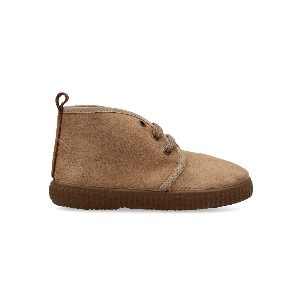PEKES Botita casual confort cordones