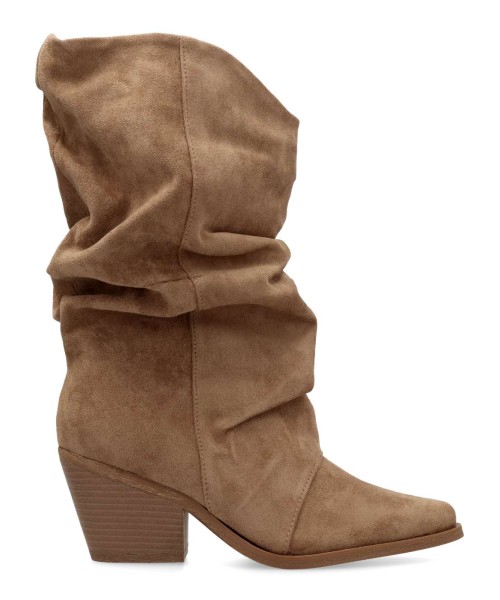 VVNN Bota cowboy tacón ancho mujer