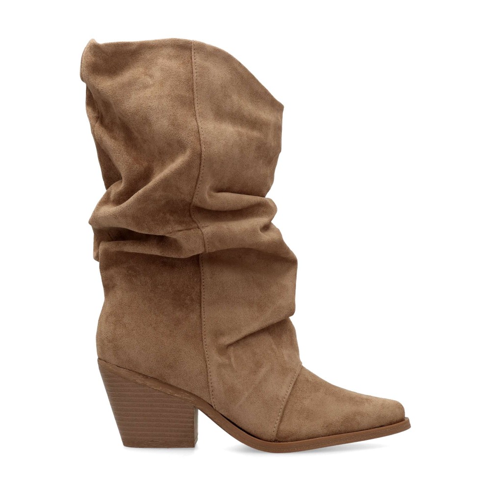 VVNN Bota cowboy tacón ancho mujer