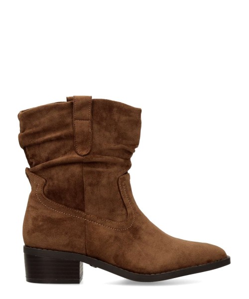 BUONAROTTI Botines cowboy tacón bajo mujer