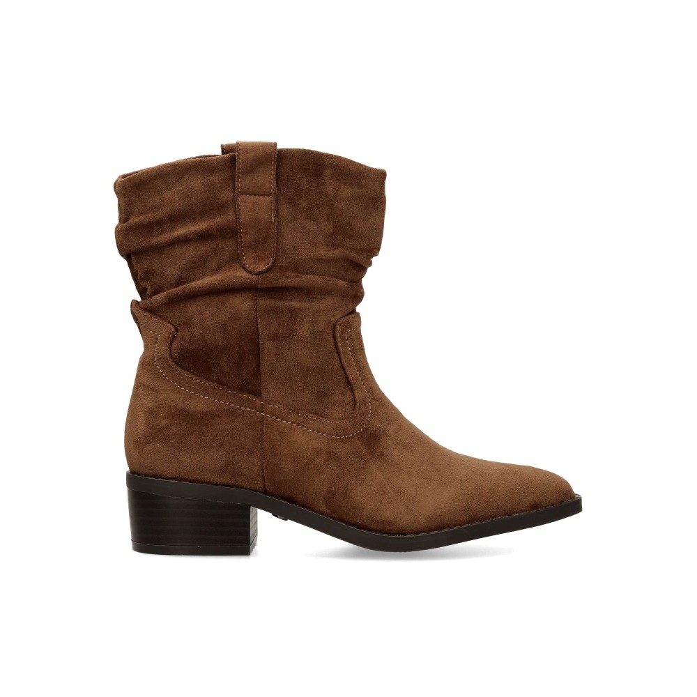 BUONAROTTI Botines cowboy tacón bajo mujer