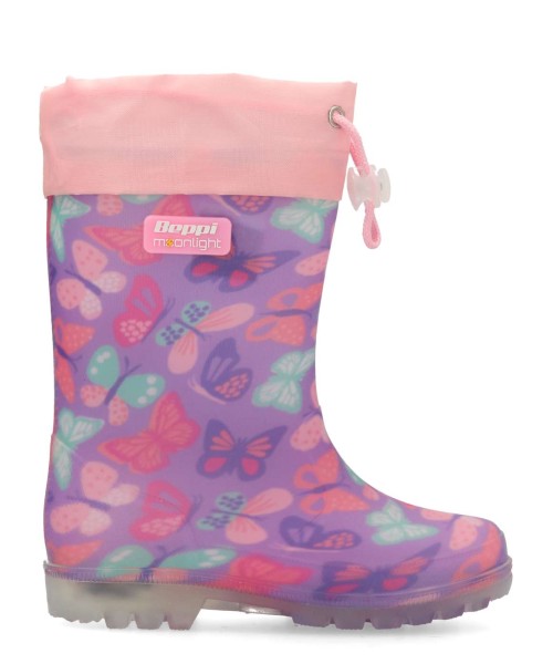 BEPPI Bota de agua luces mariposas