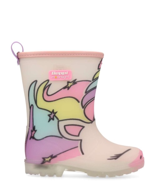 BEPPI Botas de agua luces niña Unicornio