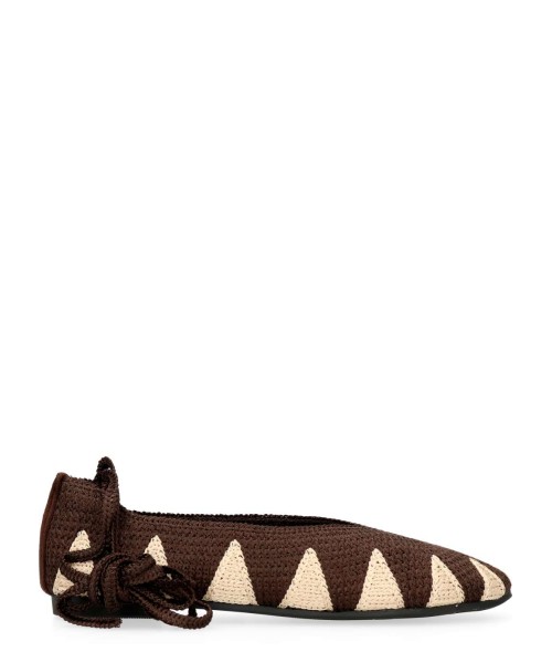 VVNN Bailarina crochet elegante mujer