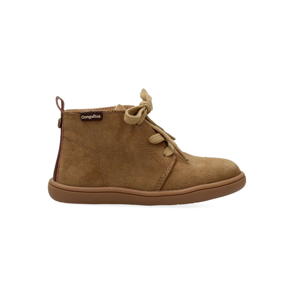 CONGUITOS Botas safari barefoot efecto ante