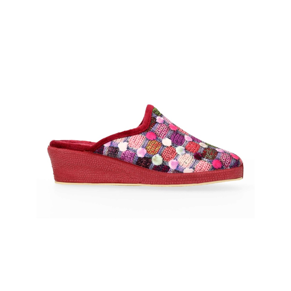 VANESSA Zapatilla de casa estampada confort