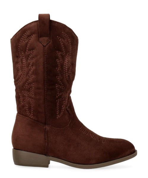 PEKES Botas cowboy bordado decorativo