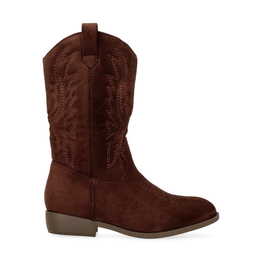PEKES Botas cowboy bordado decorativo