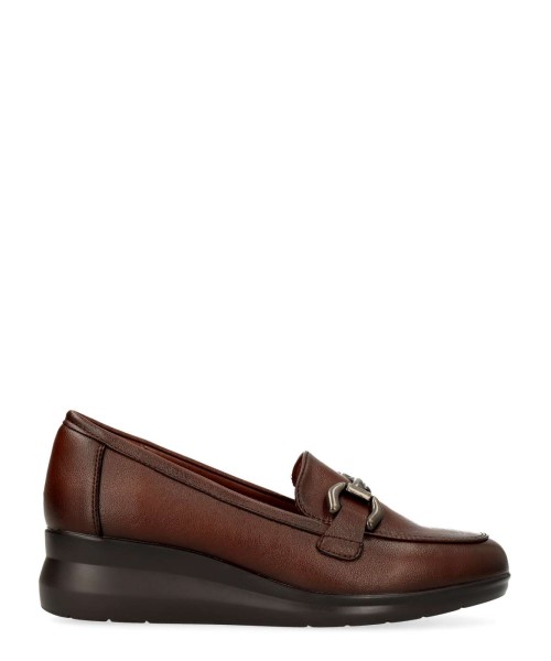 VVNN Zapato mocasín cuña cómoda mujer